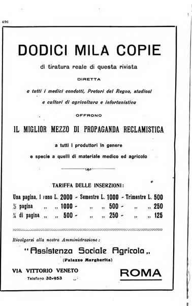 L'assistenza sociale agricola rivista mensile di infortunistica e assistenza sociale