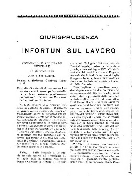 L'assistenza sociale agricola rivista mensile di infortunistica e assistenza sociale