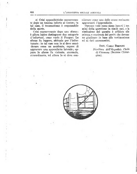 L'assistenza sociale agricola rivista mensile di infortunistica e assistenza sociale