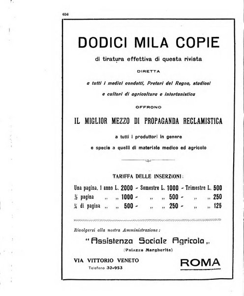 L'assistenza sociale agricola rivista mensile di infortunistica e assistenza sociale