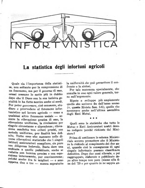 L'assistenza sociale agricola rivista mensile di infortunistica e assistenza sociale