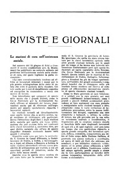 L'assistenza sociale agricola rivista mensile di infortunistica e assistenza sociale