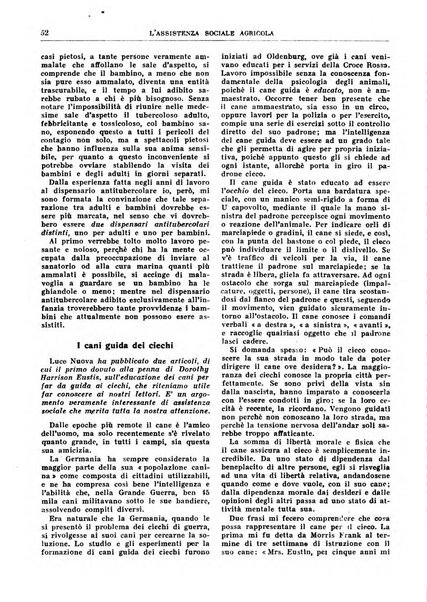 L'assistenza sociale agricola rivista mensile di infortunistica e assistenza sociale