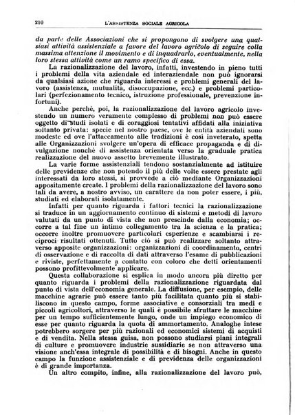 L'assistenza sociale agricola rivista mensile di infortunistica e assistenza sociale