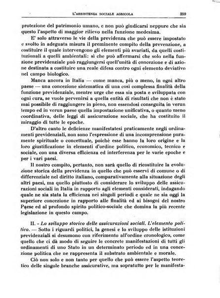 L'assistenza sociale agricola rivista mensile di infortunistica e assistenza sociale