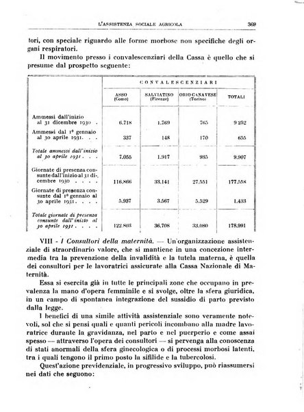 L'assistenza sociale agricola rivista mensile di infortunistica e assistenza sociale