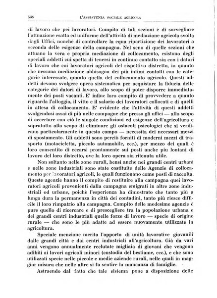 L'assistenza sociale agricola rivista mensile di infortunistica e assistenza sociale