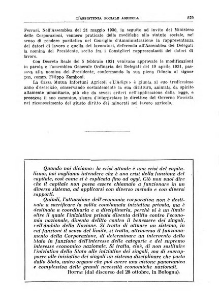 L'assistenza sociale agricola rivista mensile di infortunistica e assistenza sociale