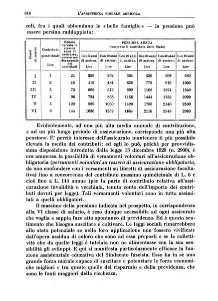 L'assistenza sociale agricola rivista mensile di infortunistica e assistenza sociale