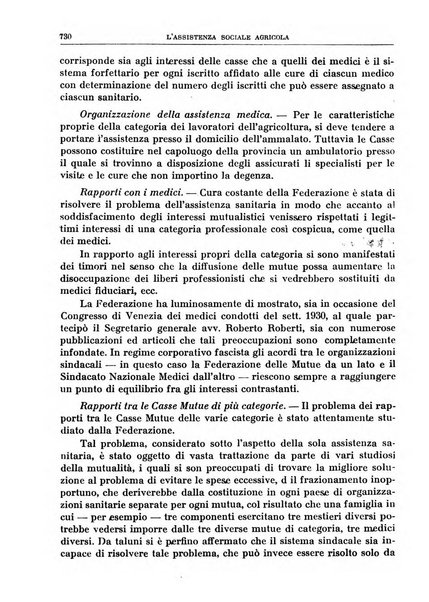 L'assistenza sociale agricola rivista mensile di infortunistica e assistenza sociale