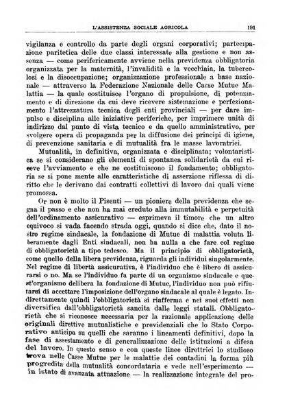 L'assistenza sociale agricola rivista mensile di infortunistica e assistenza sociale