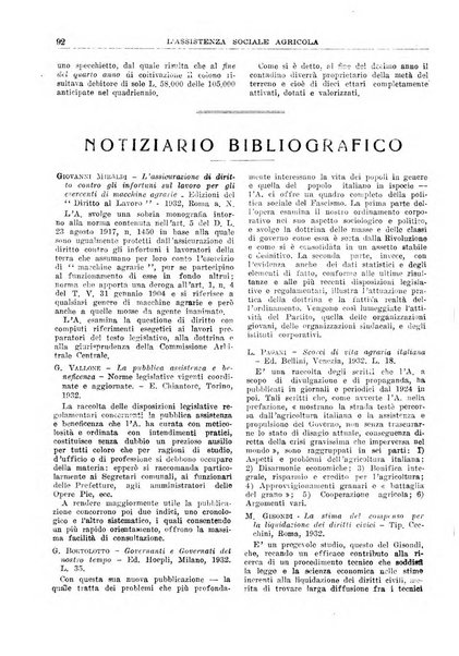 L'assistenza sociale agricola rivista mensile di infortunistica e assistenza sociale