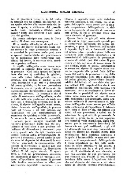 L'assistenza sociale agricola rivista mensile di infortunistica e assistenza sociale