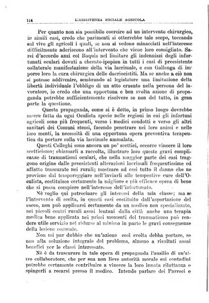 L'assistenza sociale agricola rivista mensile di infortunistica e assistenza sociale