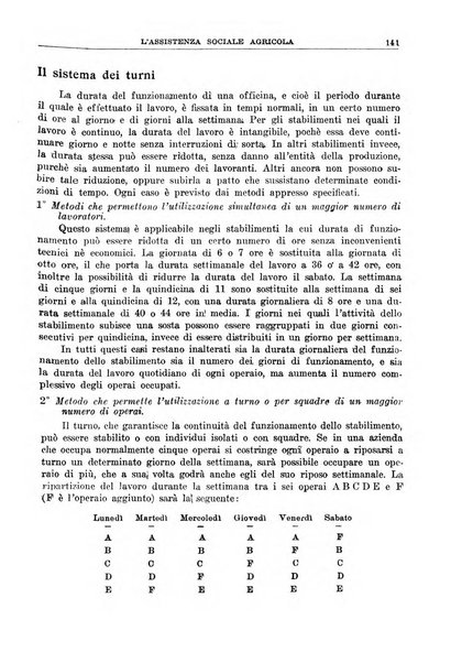 L'assistenza sociale agricola rivista mensile di infortunistica e assistenza sociale