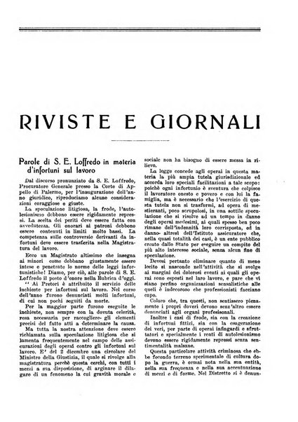 L'assistenza sociale agricola rivista mensile di infortunistica e assistenza sociale