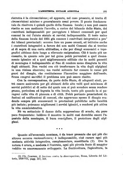 L'assistenza sociale agricola rivista mensile di infortunistica e assistenza sociale