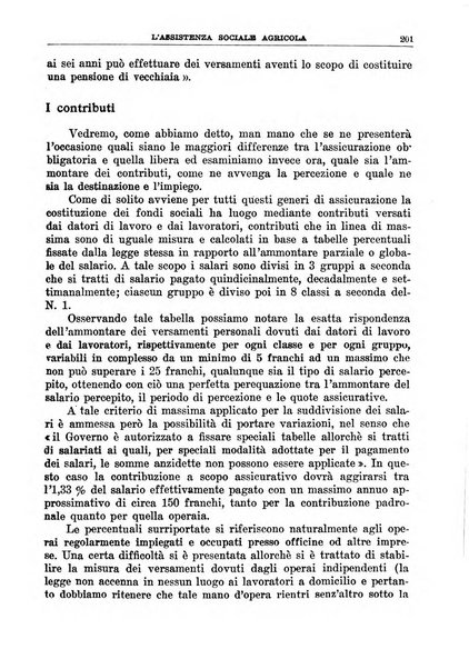 L'assistenza sociale agricola rivista mensile di infortunistica e assistenza sociale