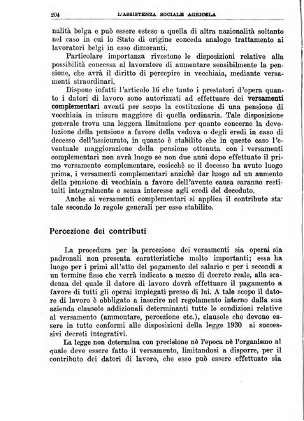 L'assistenza sociale agricola rivista mensile di infortunistica e assistenza sociale