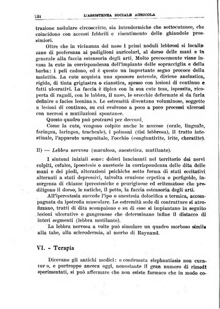 L'assistenza sociale agricola rivista mensile di infortunistica e assistenza sociale