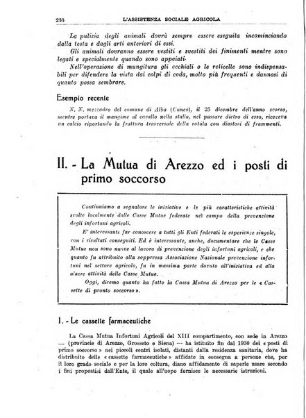 L'assistenza sociale agricola rivista mensile di infortunistica e assistenza sociale