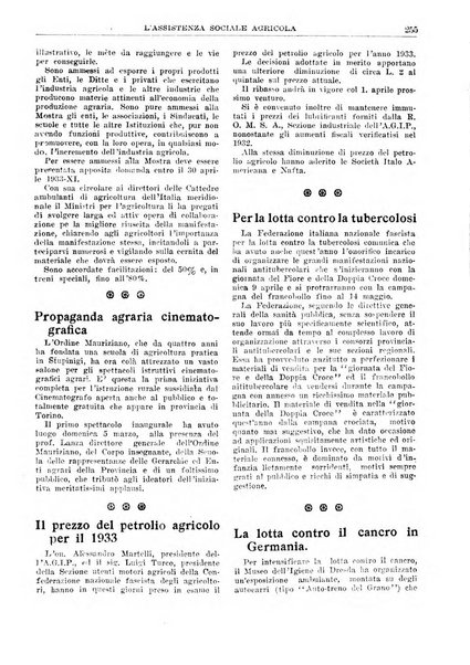 L'assistenza sociale agricola rivista mensile di infortunistica e assistenza sociale