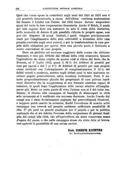 L'assistenza sociale agricola rivista mensile di infortunistica e assistenza sociale