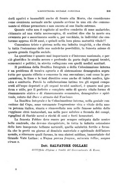 L'assistenza sociale agricola rivista mensile di infortunistica e assistenza sociale