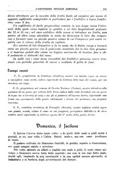 L'assistenza sociale agricola rivista mensile di infortunistica e assistenza sociale