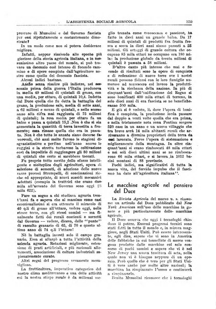 L'assistenza sociale agricola rivista mensile di infortunistica e assistenza sociale