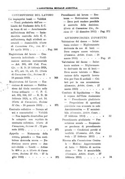 L'assistenza sociale agricola rivista mensile di infortunistica e assistenza sociale