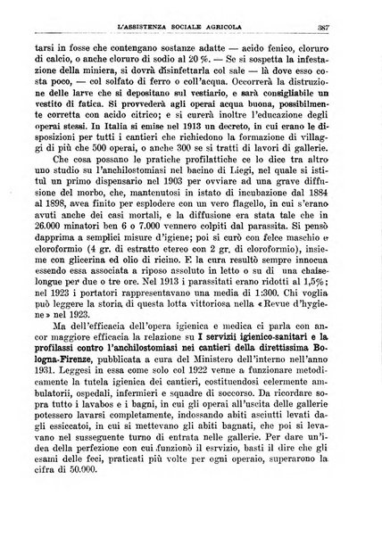 L'assistenza sociale agricola rivista mensile di infortunistica e assistenza sociale