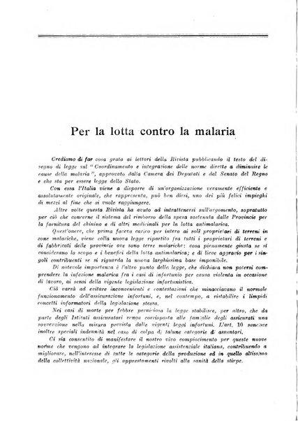 L'assistenza sociale agricola rivista mensile di infortunistica e assistenza sociale