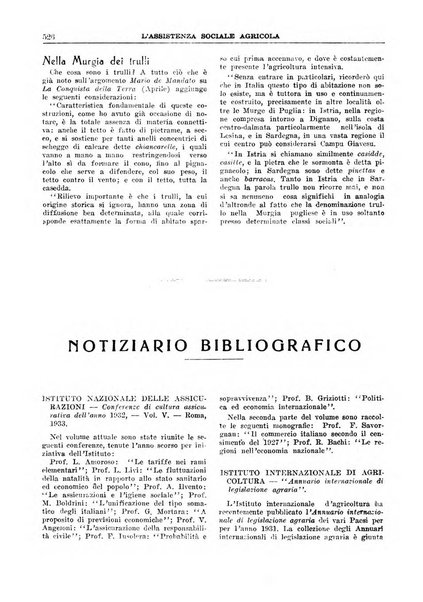 L'assistenza sociale agricola rivista mensile di infortunistica e assistenza sociale