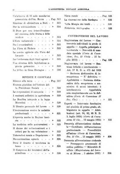 L'assistenza sociale agricola rivista mensile di infortunistica e assistenza sociale