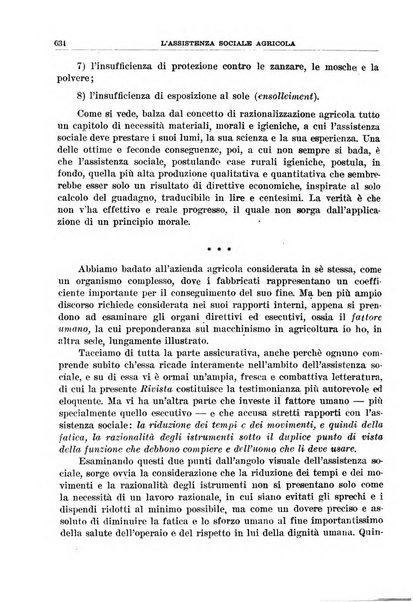 L'assistenza sociale agricola rivista mensile di infortunistica e assistenza sociale