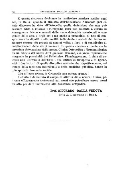 L'assistenza sociale agricola rivista mensile di infortunistica e assistenza sociale