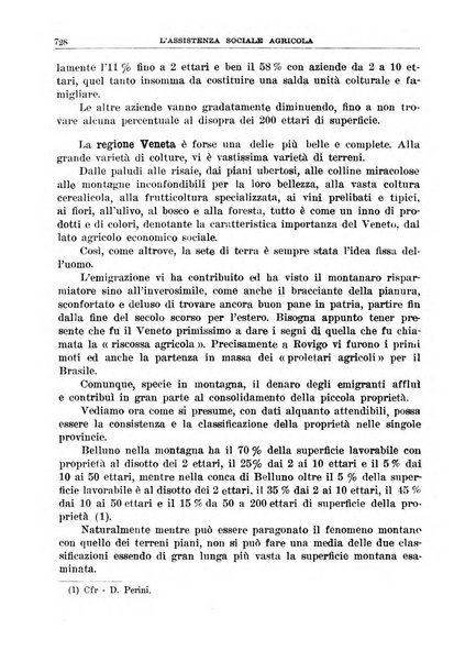 L'assistenza sociale agricola rivista mensile di infortunistica e assistenza sociale