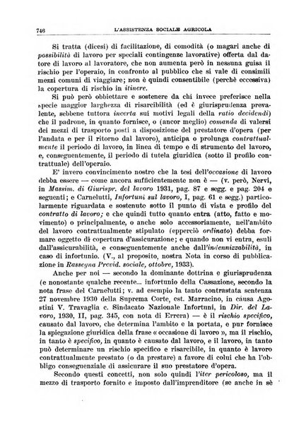 L'assistenza sociale agricola rivista mensile di infortunistica e assistenza sociale