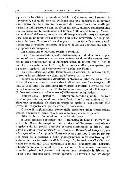 L'assistenza sociale agricola rivista mensile di infortunistica e assistenza sociale