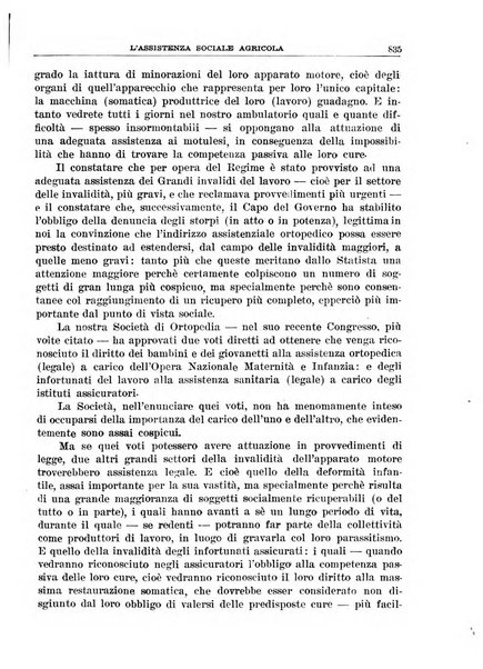 L'assistenza sociale agricola rivista mensile di infortunistica e assistenza sociale