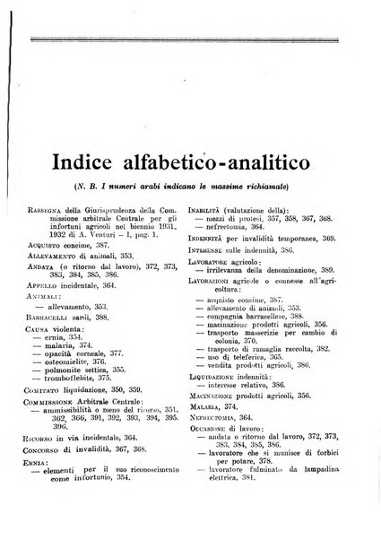 L'assistenza sociale agricola rivista mensile di infortunistica e assistenza sociale