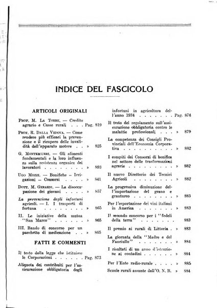 L'assistenza sociale agricola rivista mensile di infortunistica e assistenza sociale