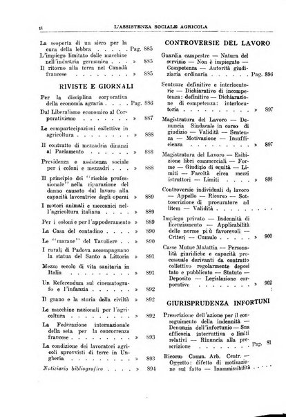 L'assistenza sociale agricola rivista mensile di infortunistica e assistenza sociale