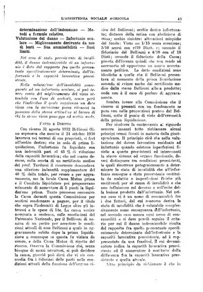 L'assistenza sociale agricola rivista mensile di infortunistica e assistenza sociale