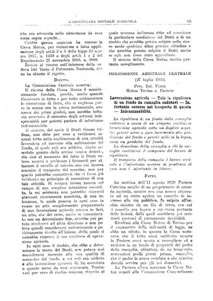 L'assistenza sociale agricola rivista mensile di infortunistica e assistenza sociale