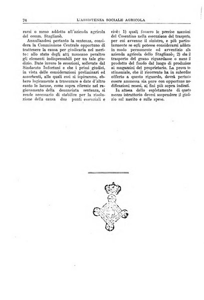 L'assistenza sociale agricola rivista mensile di infortunistica e assistenza sociale