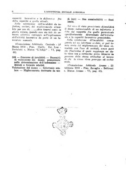 L'assistenza sociale agricola rivista mensile di infortunistica e assistenza sociale