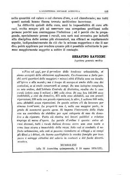 L'assistenza sociale agricola rivista mensile di infortunistica e assistenza sociale