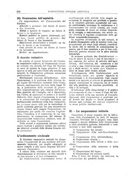 L'assistenza sociale agricola rivista mensile di infortunistica e assistenza sociale